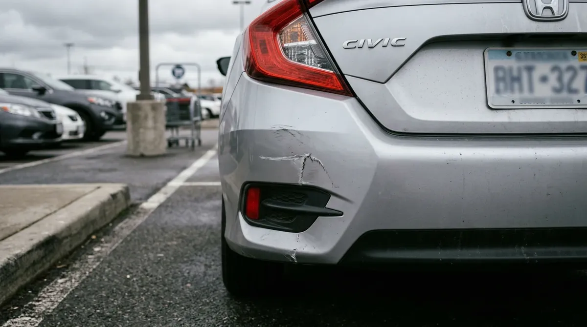 Ilustracja do studium przypadku szkody parkingowej